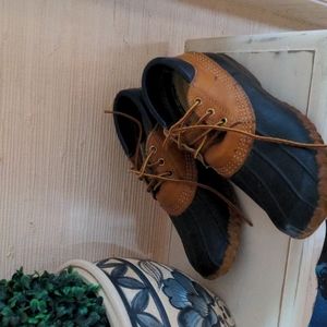 Vintage women's Maine hunting shoe LL Bean size 7 Navy